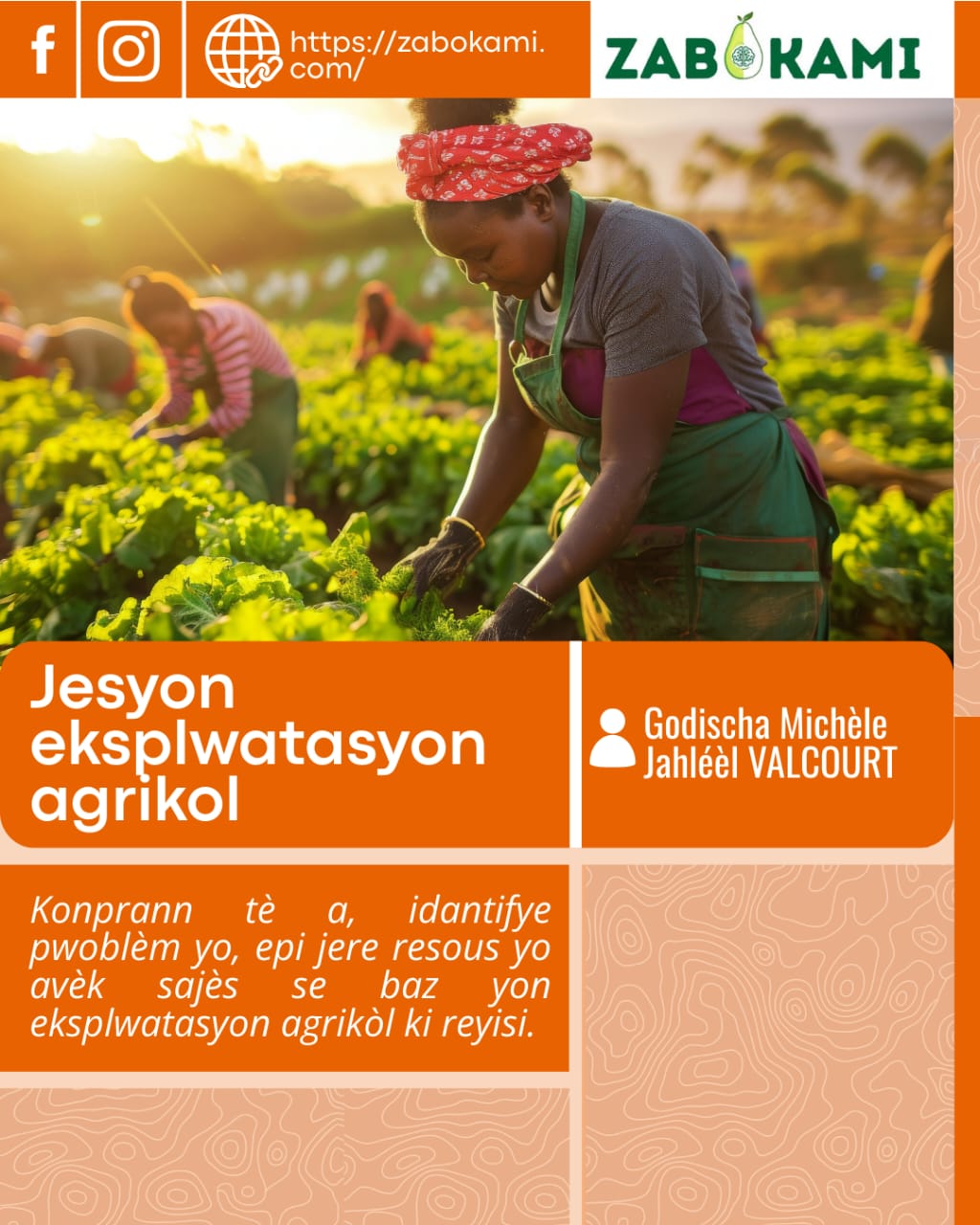 environnement, agriculture, santé par les plantes, resèt kreyol